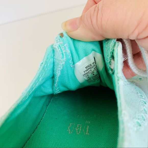 Converse Mint Eyelet Sneakers‎ - Picture 6 of 7